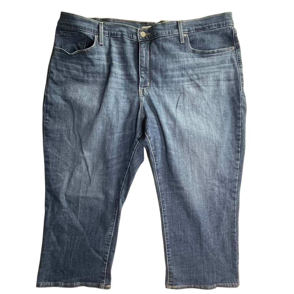 Levi’s 311 Shaping Skinny Capri Jeans Women’s 24W Blue Stretch Denim